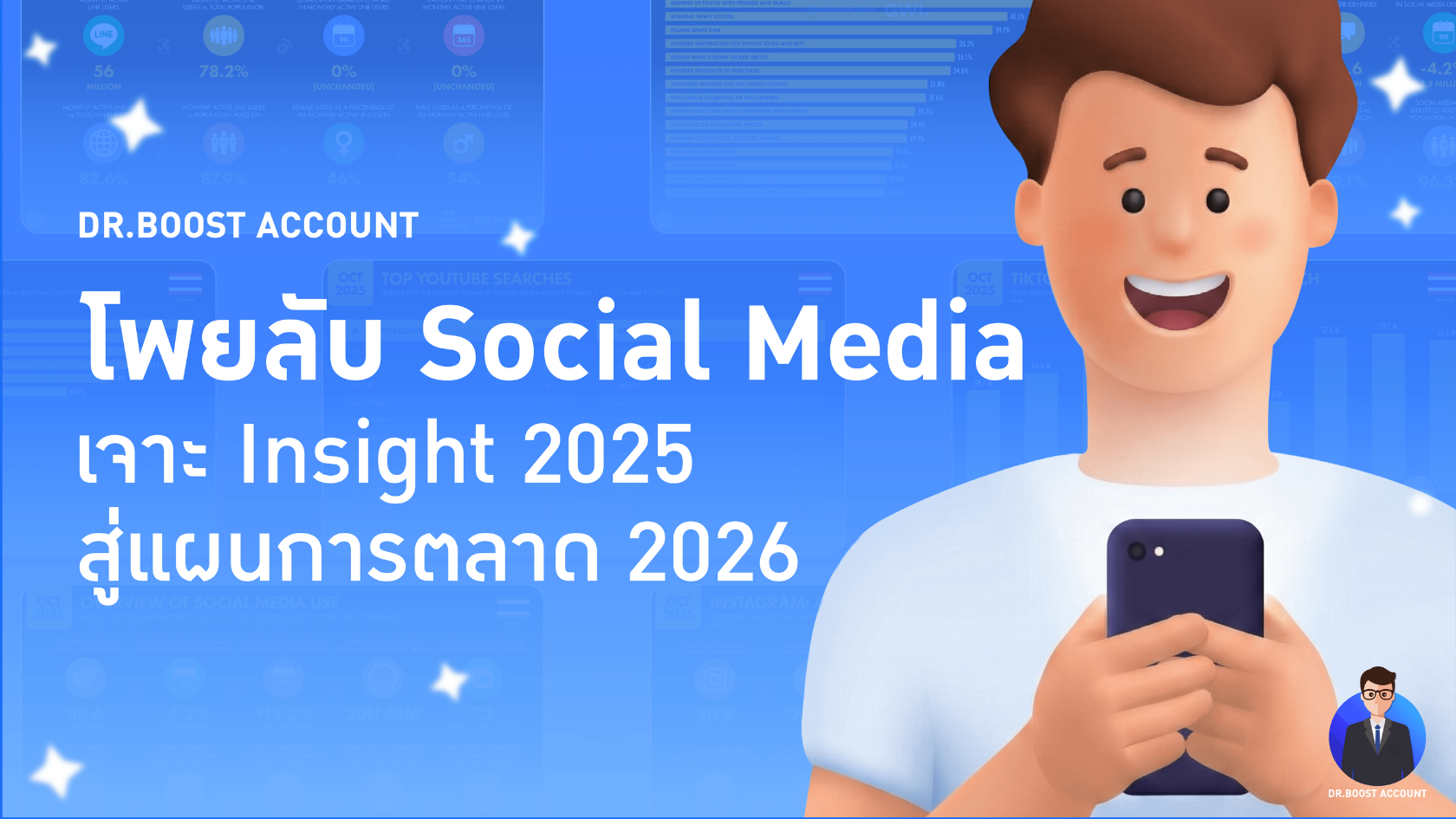 โพยลับ Social Media Trend ล่าสุด! เจาะ Insight 2025 สู่แผนการตลาด 2026